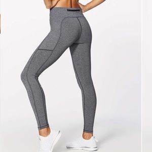 Lululemon Speed Up Tight *28" Heathered Black Luxtreme First Release size 4